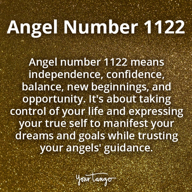 Angel Number 1122 meaning