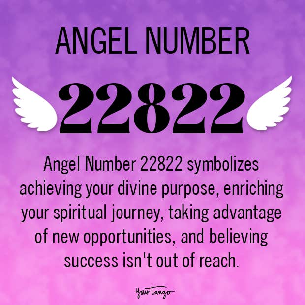 angel number 22822