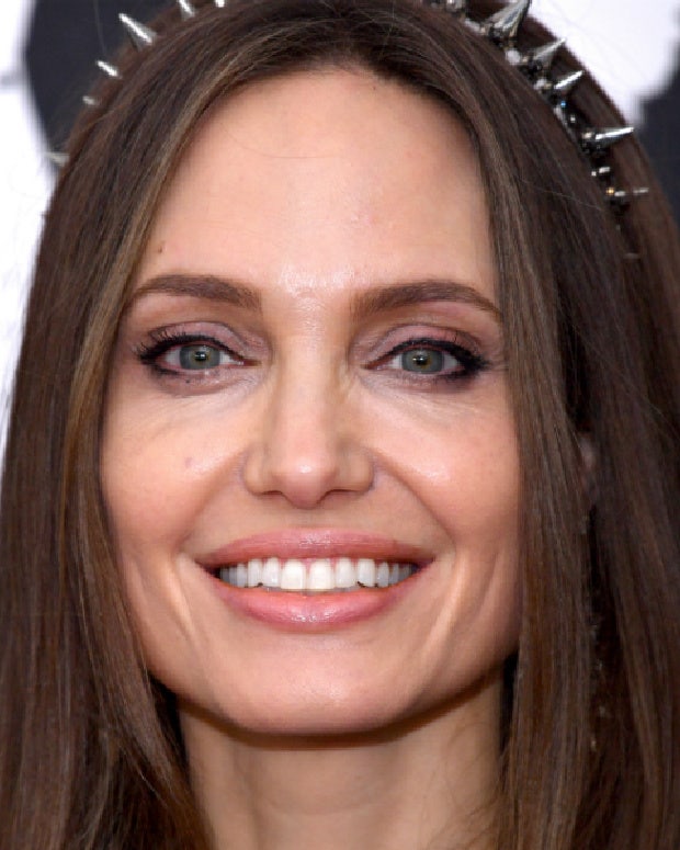 Angelina Jolie rectangle face shape