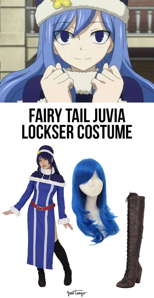 Juvia Lockser Blue Fairy Tail Halloween Costume 