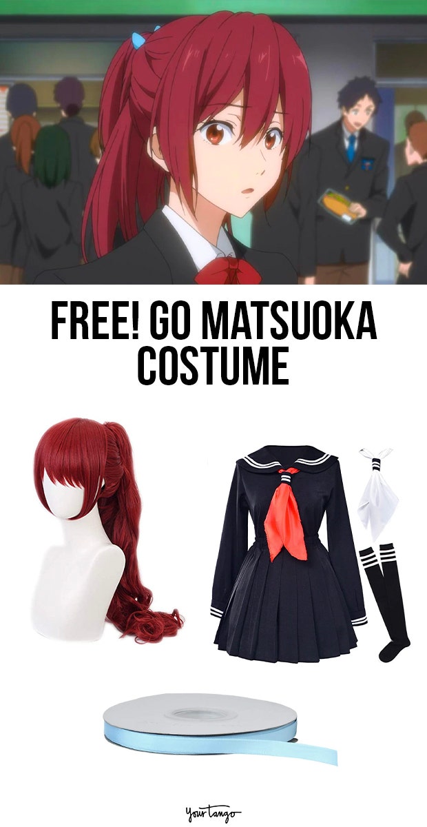Gōu Matsuoka School Uniform Halloween Costume 