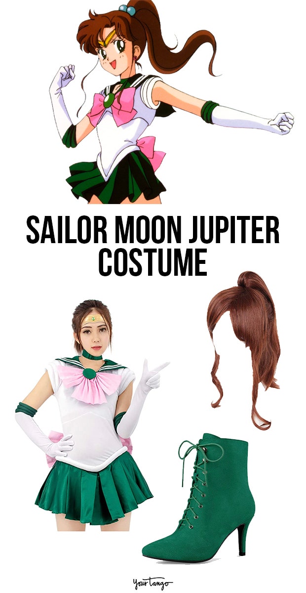 Sailor Jupiter Makoto Kino Green Sailor Senshi Costume Idea