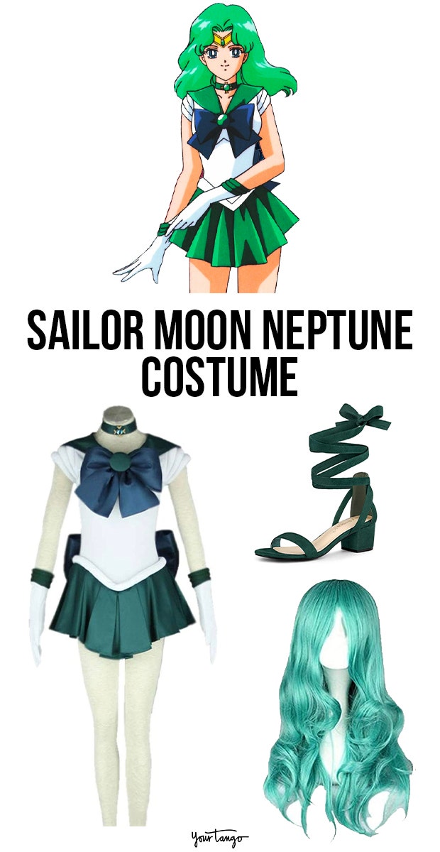 Sailor Neptune Michiru Kaiou Green Sailor Senshi Halloween Costume Idea
