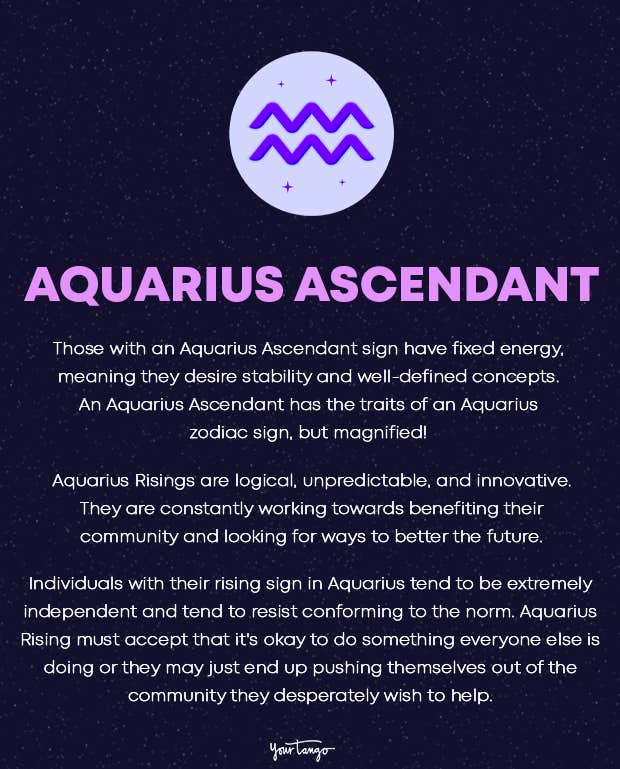 aquarius rising sign traits