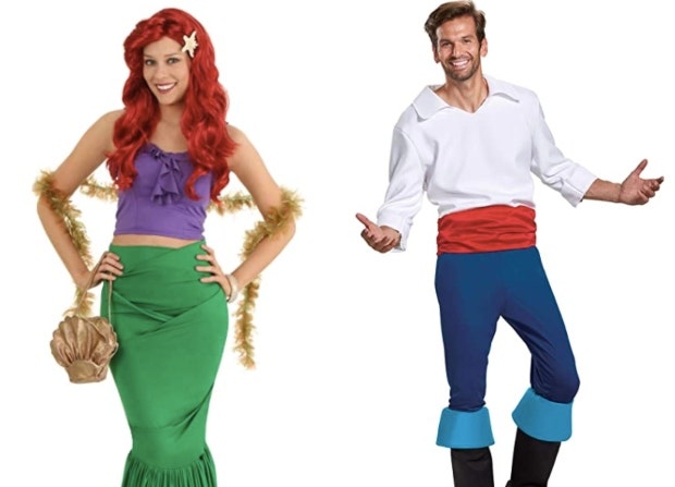 the little mermaid couples costume