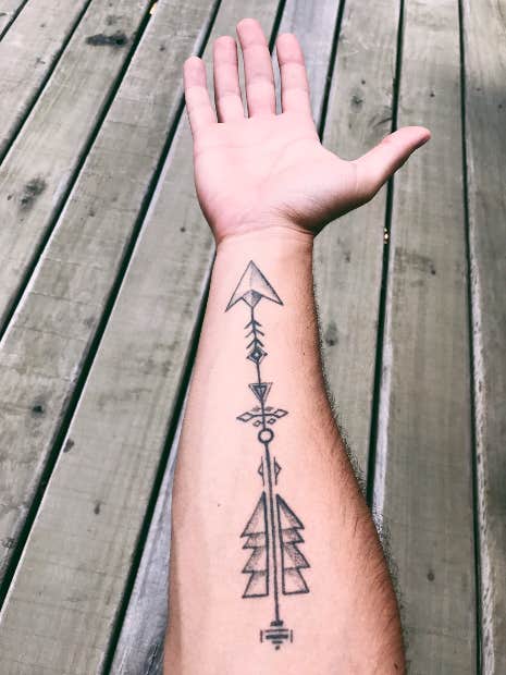 Sagittarius zodiac tattoo