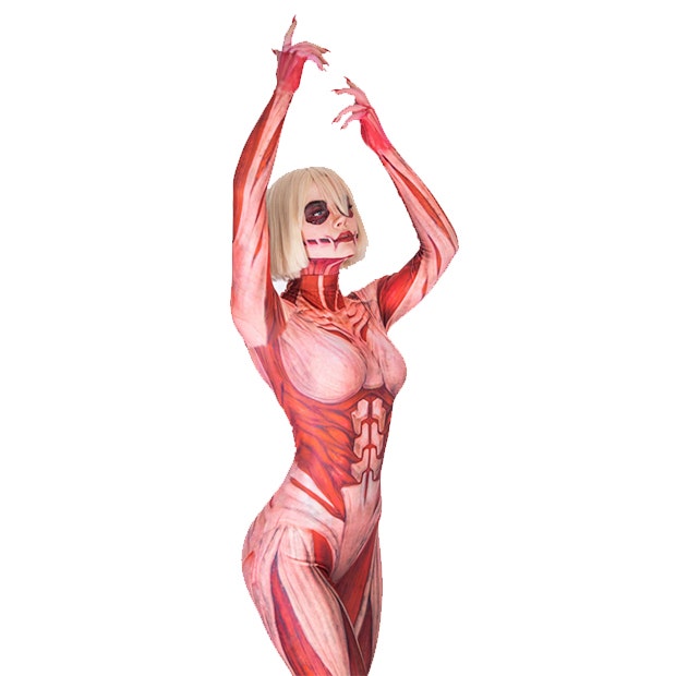 badass halloween costumes for women female titan attack of the titans