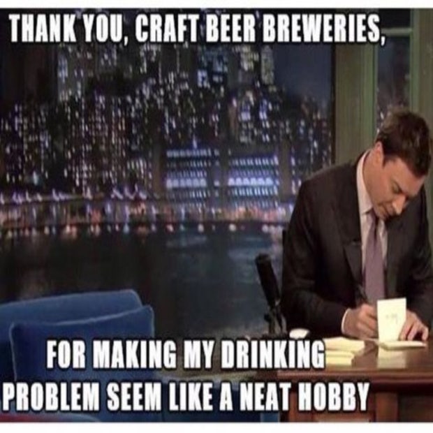 beer memes thank you, craft beer breweries jimmy fallon
