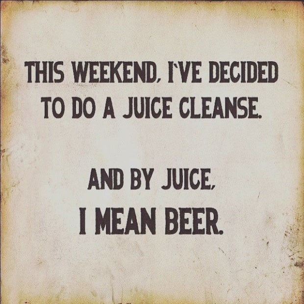 beer memes juice cleanse