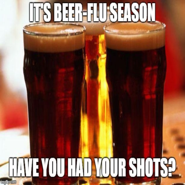 beer memes Beer-Flu season