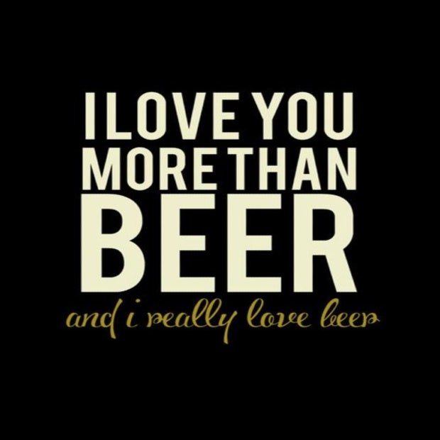 beer memes I love you more than beer