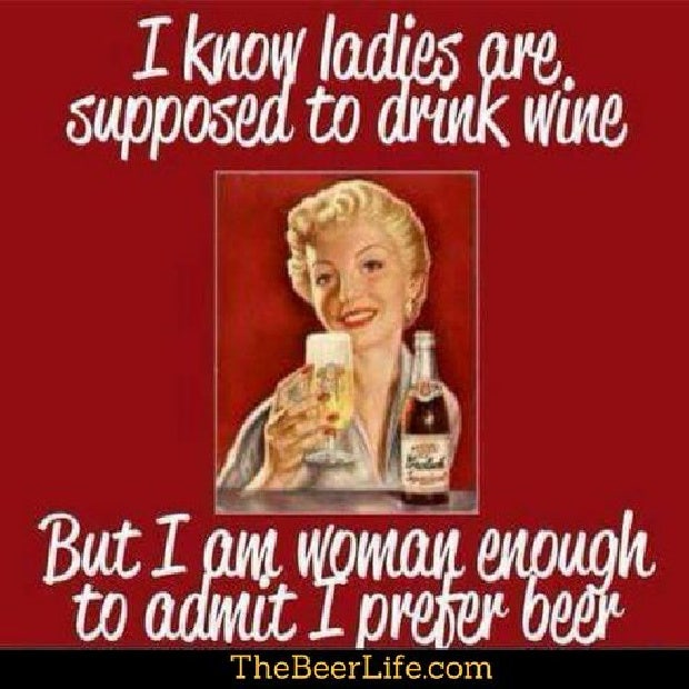 beer memes ladies like beer too