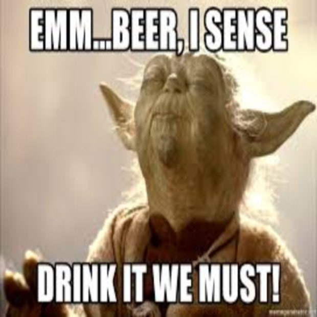 beer memes sense drink it we must yoda