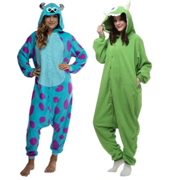 Monsters Inc Sully and Mike Waszowski best friend halloween costumes