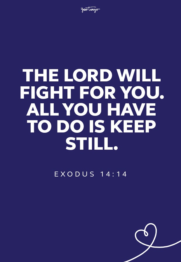 Exodus 14:14 short bible quotes