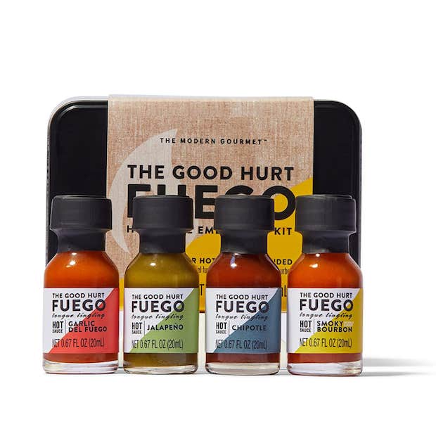 best white elephant gifts under 20 hot sauce set