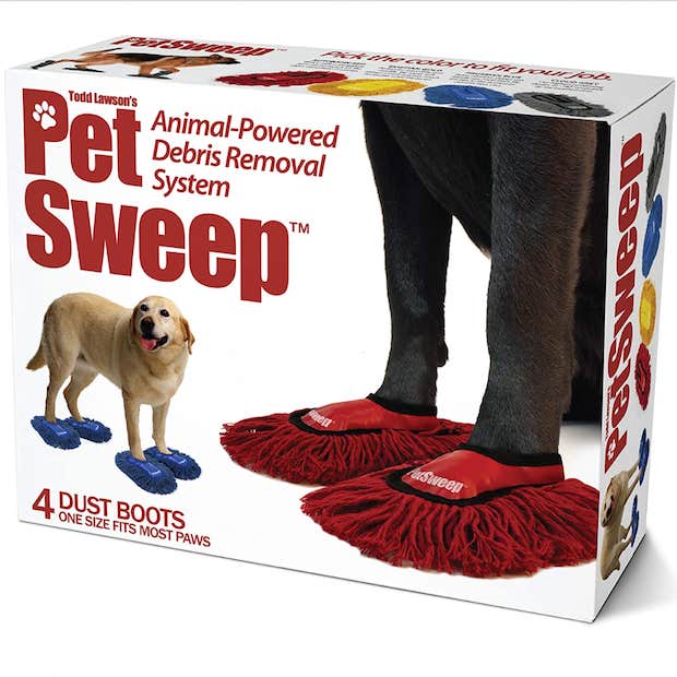 best white elephant gifts under 20 pet sweep dust boots