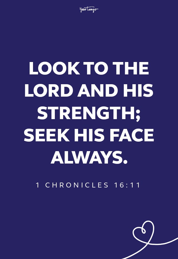 1 Chronicles 16:11 healing scriptures