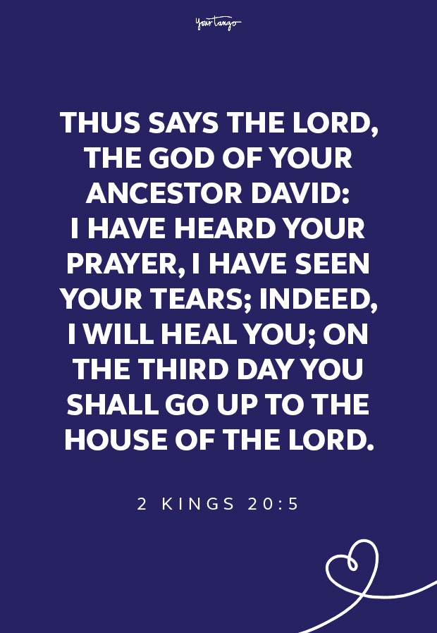 2 Kings 20:5 healing scriptures
