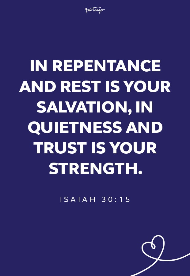 Isaiah 30:15 healing scriptures
