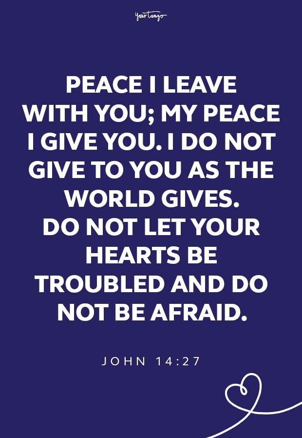 John 14:27 healing scriptures