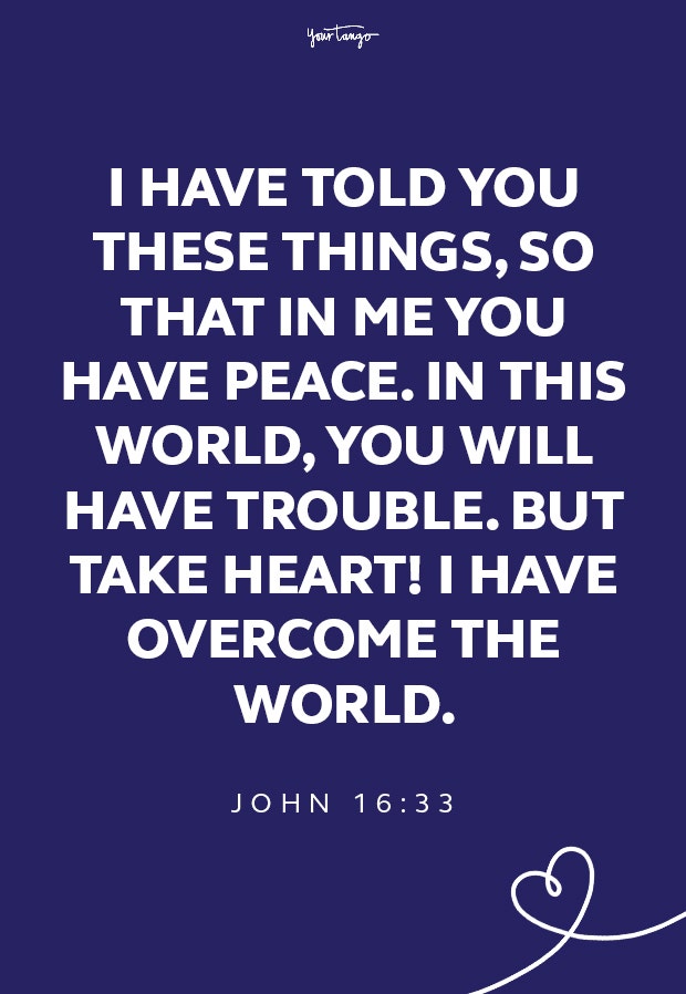 John 16:33 healing scriptures