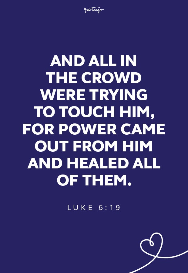 Luke 6:19 healing scriptures