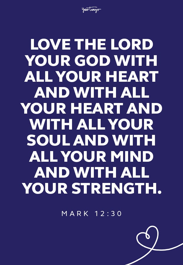 Mark 12:30 healing scriptures