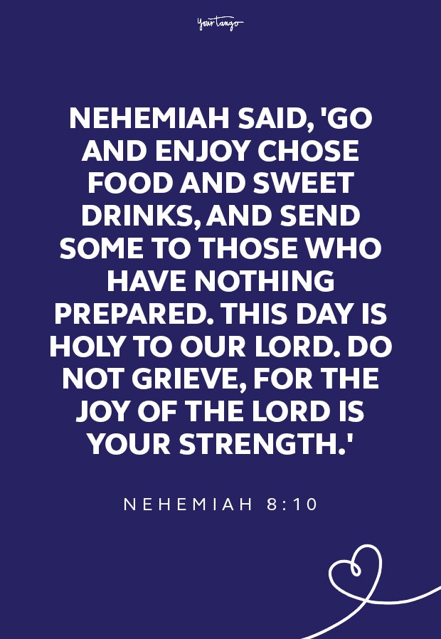 Nehemiah 8:10 healing scriptures