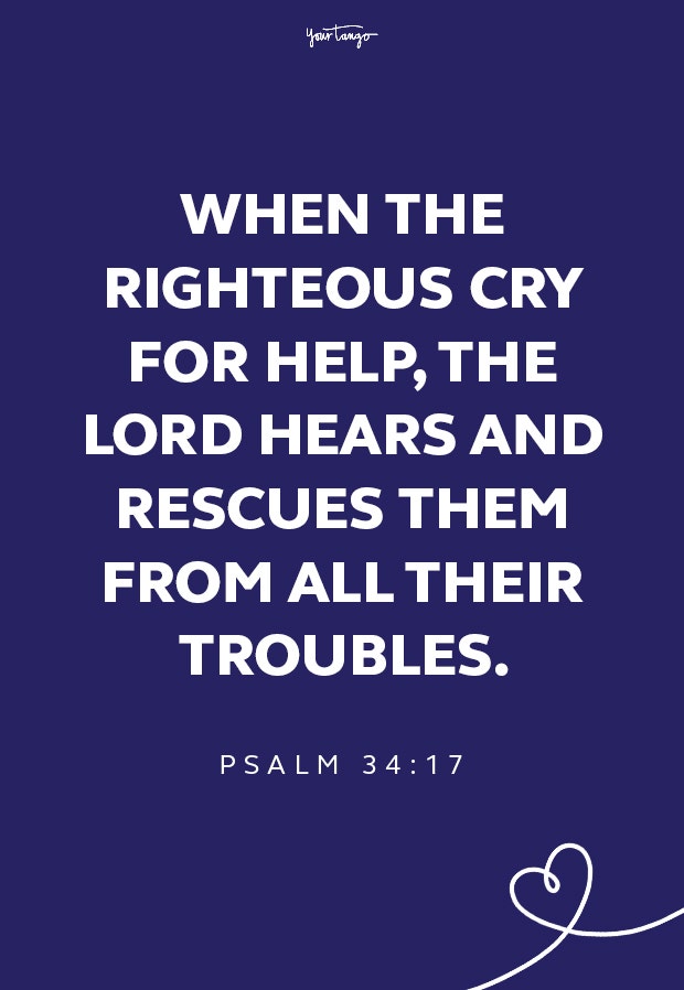  Psalm 34:17 healing scriptures