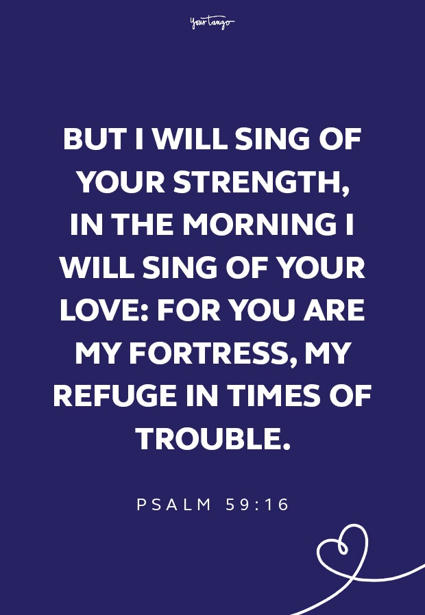 Psalm 59:16 healing scriptures
