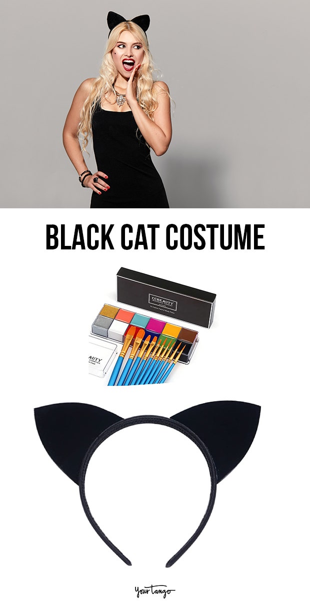 black cat last minute halloween costumes
