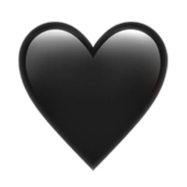 black heart emoji