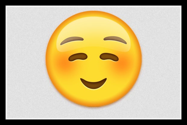 flirty emojis blushing face
