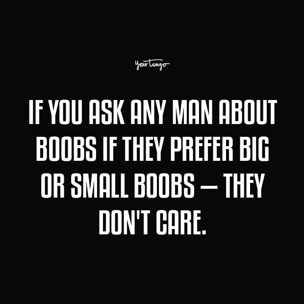 if you ask any man boobs quotes