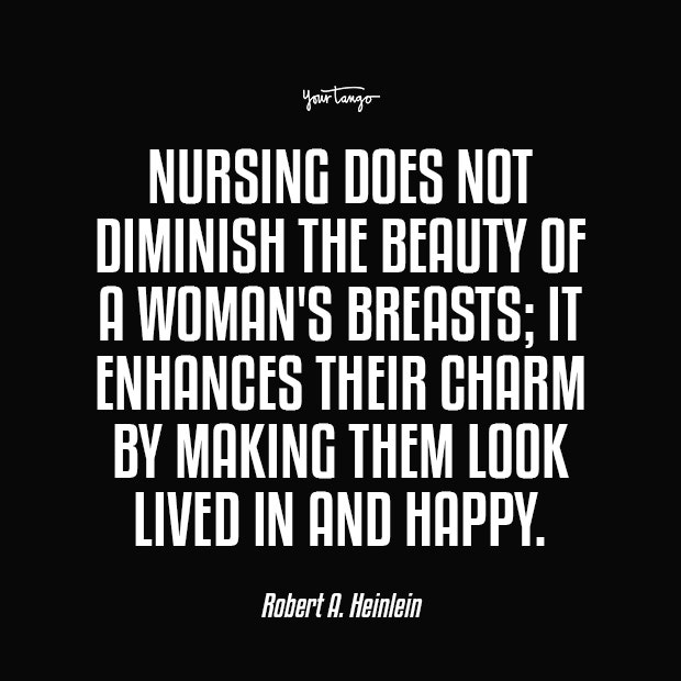 nursing does not diminish boobs quotes