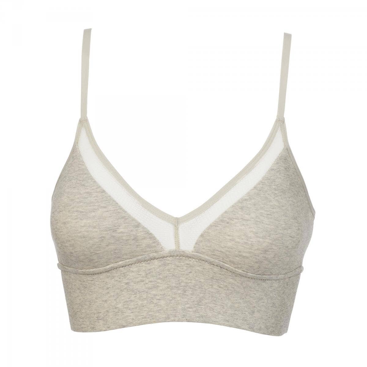 OnGossamer Cabana Cotton Longline Bralette