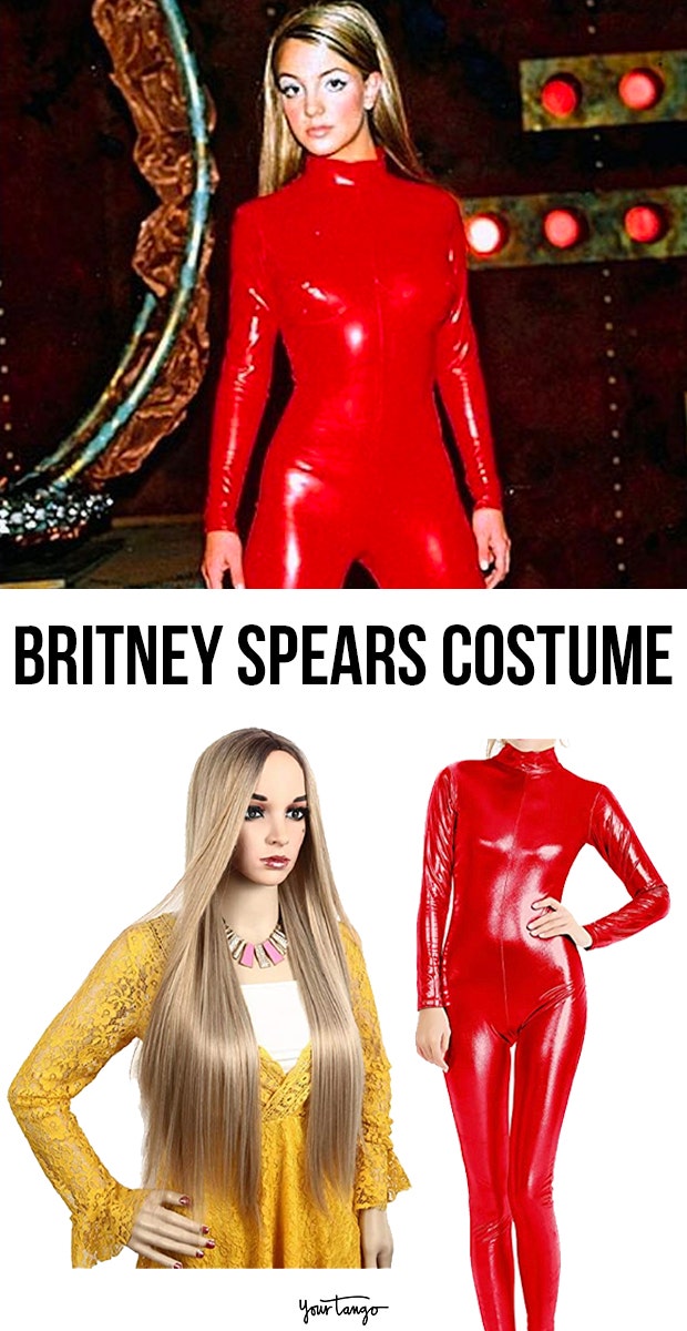 Britney Spears&#039; Red Latex Bodysuit Costume