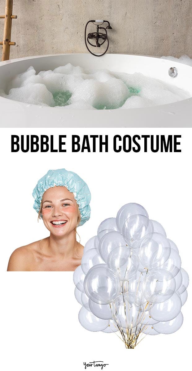 bubble bath last minute halloween costumes