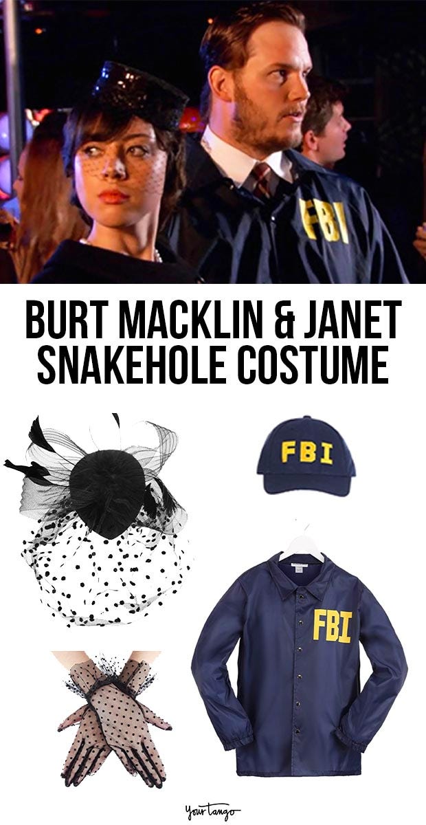 burt macklin and janet snakehole costume last minute halloween costumes