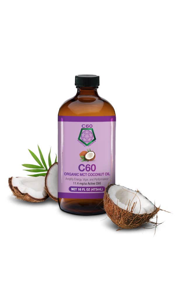 C60 in Organic MCT Coconut Oil