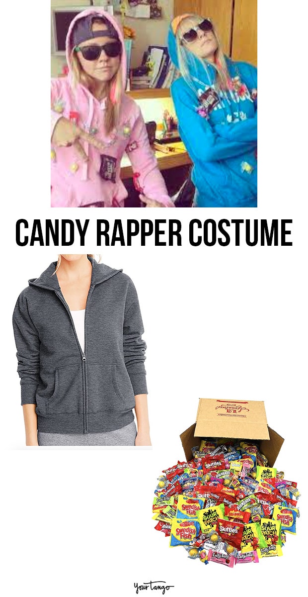 candy rapper last minute halloween costumes