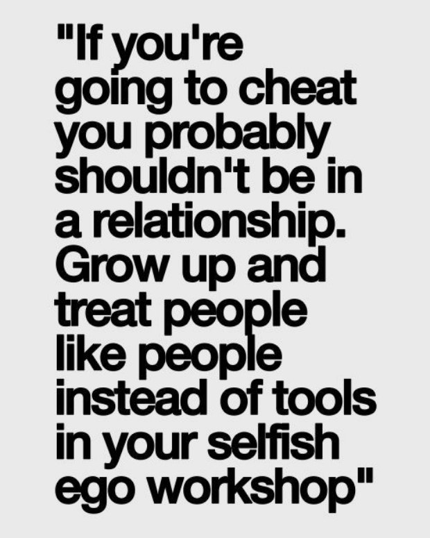 if youre going to cheat