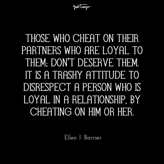 Ellen J. Barrier cheating quotes