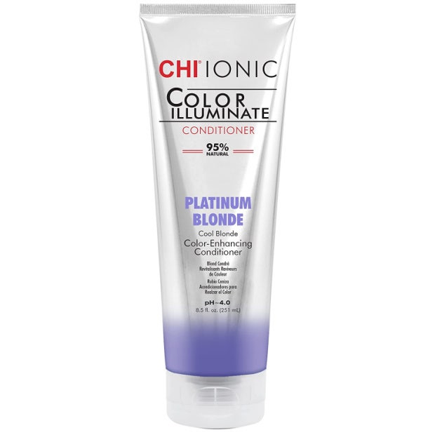 CHI Ionic Color Illuminate Conditioner in Platinum Blonde