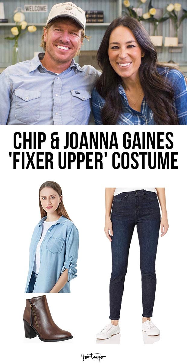 chip and joanna gaines last minute halloween costumes
