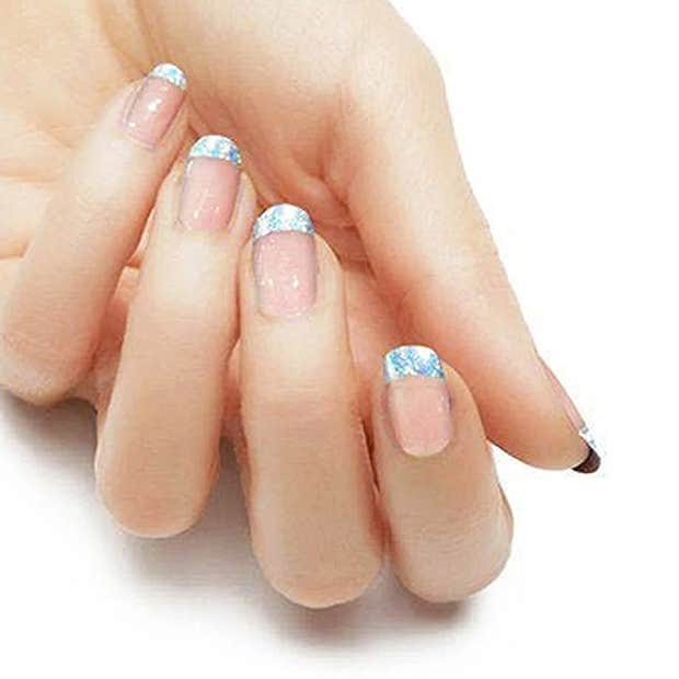 chrome nail ideas holographic tips