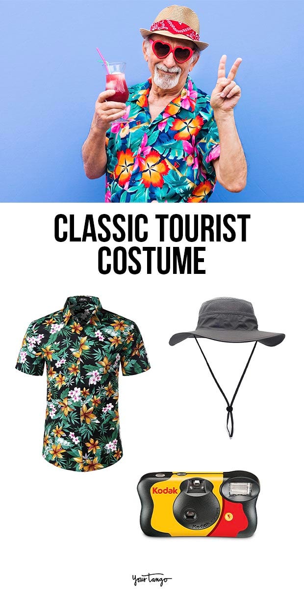 tourist last minute halloween costumes