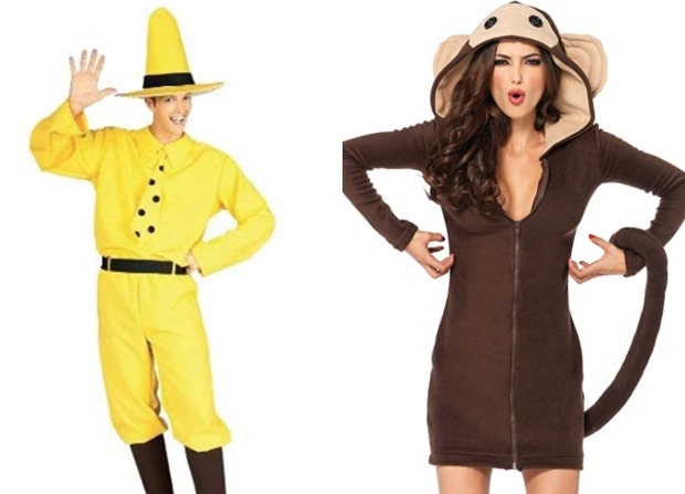 curious george couples costume