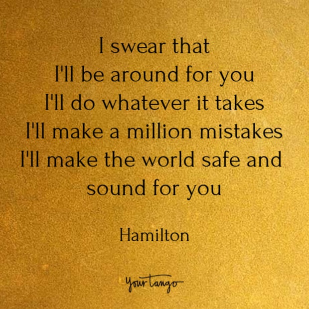 Quotes from Hamilton song lyrics